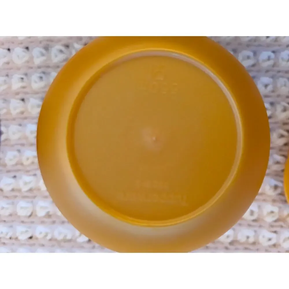 Vintage 90s Set of 4 Jewel-Tone Tupperware Containers Retro Kitchen NWOT